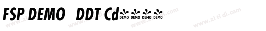 FSP DEMO   DDT Cd字体转换